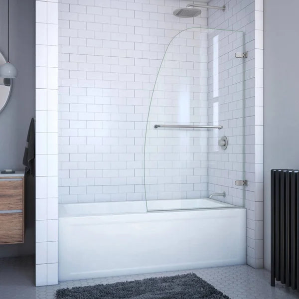 DreamLine Aqua Uno 34 in. × 58 in. Bathtub Door
