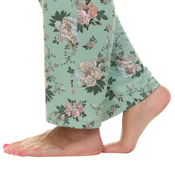 Flora Nikrooz Women'S Jessie Henley 2 Piece Pajama Set