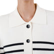 United Colors of Benetton Women’s Striped Milano Button-Front Cardigan