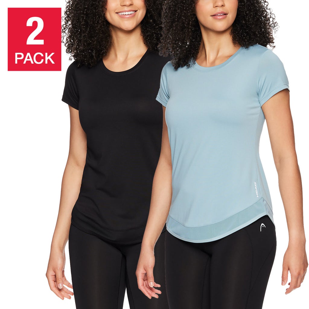 HEAD Women's Active Tee, 2-pack - Teal