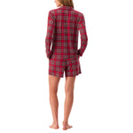 Martha Stewart Women's Notch Collar Pajama Set, 3-piece