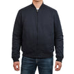United Colors of Benetton Men's Reversible Bomber Jacket - Black