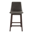 Aiden & Ivy Top-grain Leather Counter Stool, 2-pack
