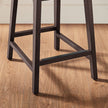Aiden & Ivy Top-grain Leather Counter Stool, 2-pack