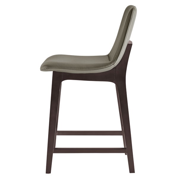 Aiden & Ivy Top-grain Leather Counter Stool, 2-pack