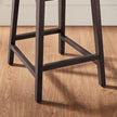 Aiden & Ivy Top-grain Leather Counter Stool, 2-pack