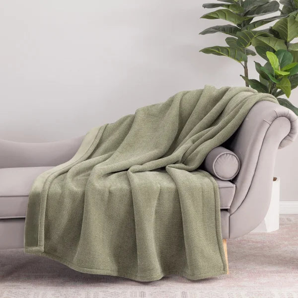 Berkshire Blanket & Home Chenille Knit Throw