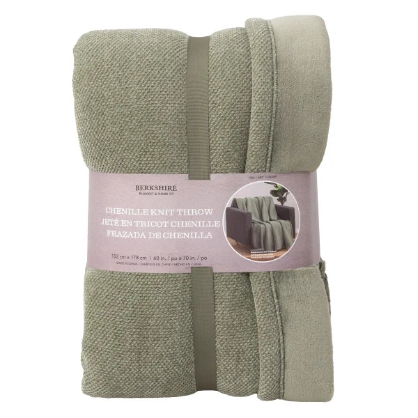 Berkshire Blanket & Home Chenille Knit Throw