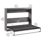 Bestar Oasis Premium Horizontal Queen Wall Bed