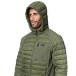 Merrell Hooded Mixed Media Puffer Softshell