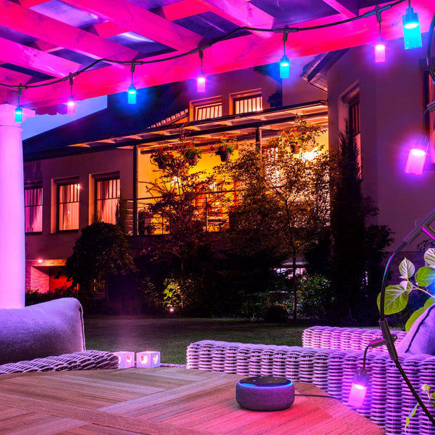 Atomi Smart Wi-Fi Coloro Outdoor String Lights, 48 ft.