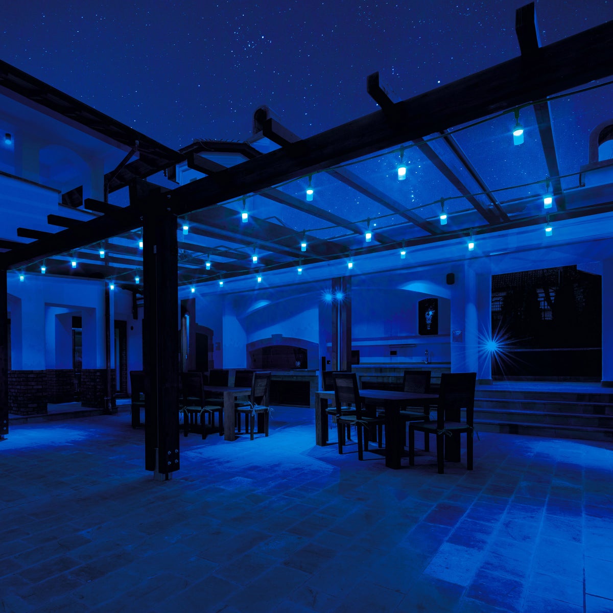 Atomi Smart Wi-Fi Coloro Outdoor String Lights, 48 ft.