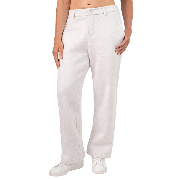 Tuff Athletics Women’s Fleece Slacks - Light Grey