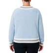 United Colors of Benetton Women’s Contrasting V-neck Sweater