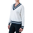 United Colors of Benetton Women’s Contrasting V-neck Sweater