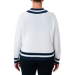 United Colors of Benetton Women’s Contrasting V-neck Sweater