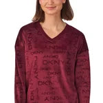 DKNY Women's Velour Lounge Set, 2 Piece