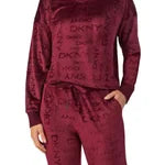 DKNY Women's Velour Lounge Set, 2 Piece
