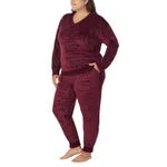 DKNY Women's Velour Lounge Set, 2 Piece