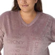 DKNY Women's Velour Lounge Set, 2 Piece