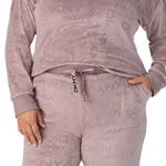 DKNY Women's Velour Lounge Set, 2 Piece
