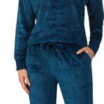 DKNY Women's Velour Lounge Set, 2 Piece