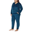 DKNY Women's Velour Lounge Set, 2 Piece
