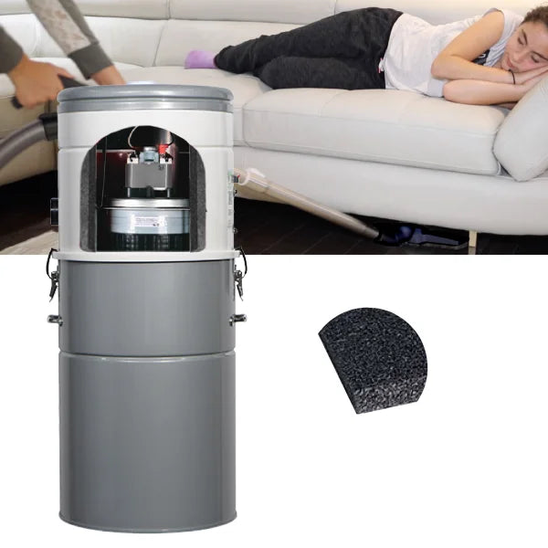 OVO Smart Central Vacuum 750AW control with/without a Smart Device or Voice Command