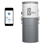 OVO Smart Central Vacuum 750AW control with/without a Smart Device or Voice Command