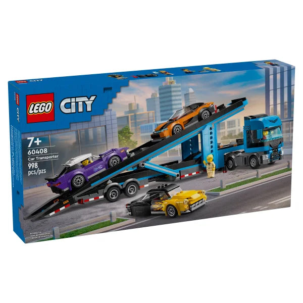 LEGO City Car Transporter Truck with Sports Cars