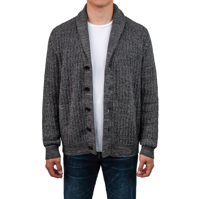 United Colors of Benneton - Men's Shawl Collar Knitted Cardigan