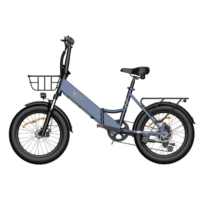 VJET U1 Electric Bike with Torque Sensor, 75 km Max Range, Foldable