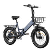 VJET U1 Electric Bike with Torque Sensor, 75 km Max Range, Foldable