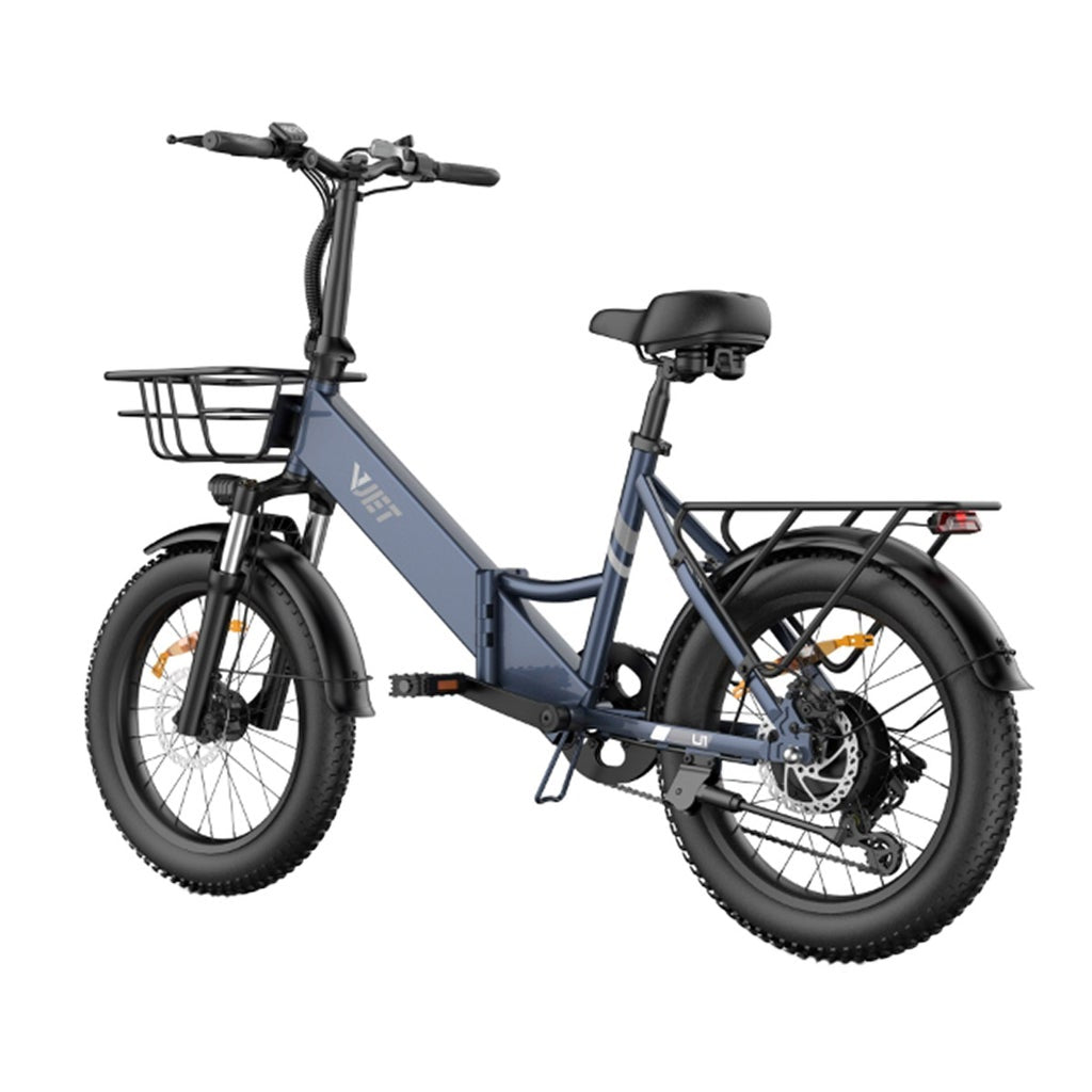 VJET U1 Electric Bike with Torque Sensor, 75 km Max Range, Foldable