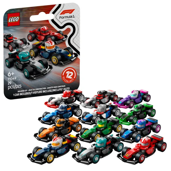 LEGO F1 Collectible Race Cars Building Kit (case of 36) 71049
