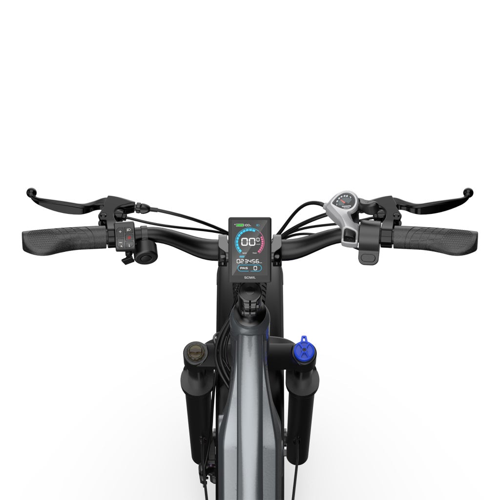 VJET F1-500W Fat Tire Mountain E Bike With Torque Sensor, 85km Max Range