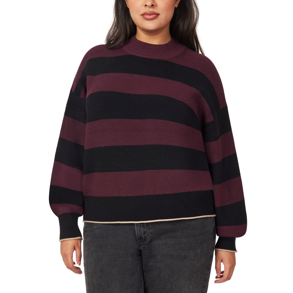 Scotch & Soda Women's Ribbed Mock Neck Pullover
