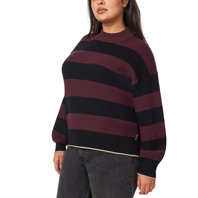 Scotch & Soda Women's Ribbed Mock Neck Pullover