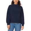 Scotch & Soda Women's Ribbed Mock Neck Pullover - Navy