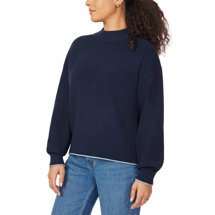 Scotch & Soda Women's Ribbed Mock Neck Pullover