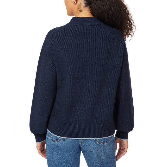 Scotch & Soda Women's Ribbed Mock Neck Pullover