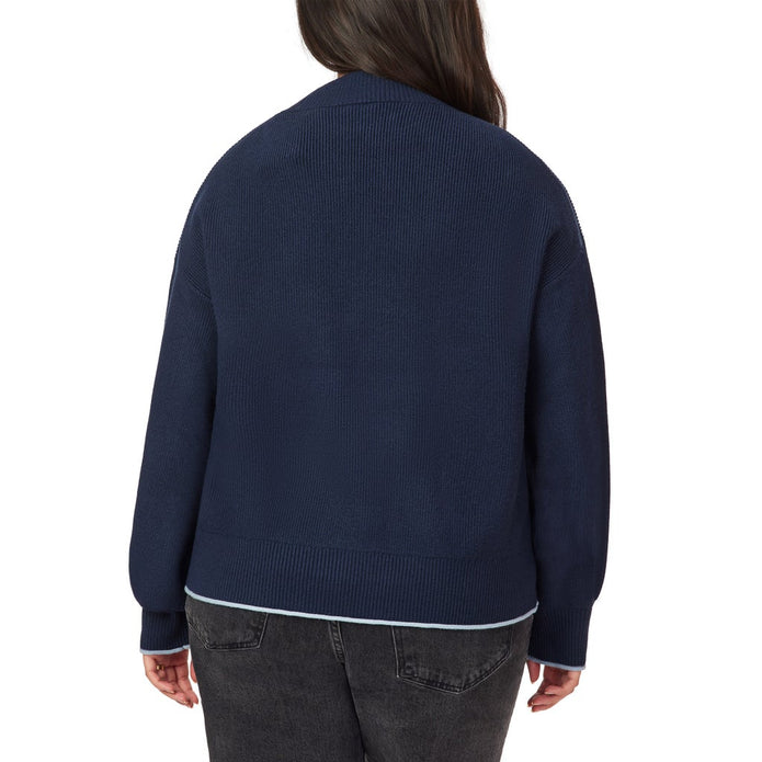 Scotch & Soda Women's Ribbed Mock Neck Pullover