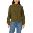 Scotch & Soda Women's Ribbed Mock Neck Pullover - Olive
