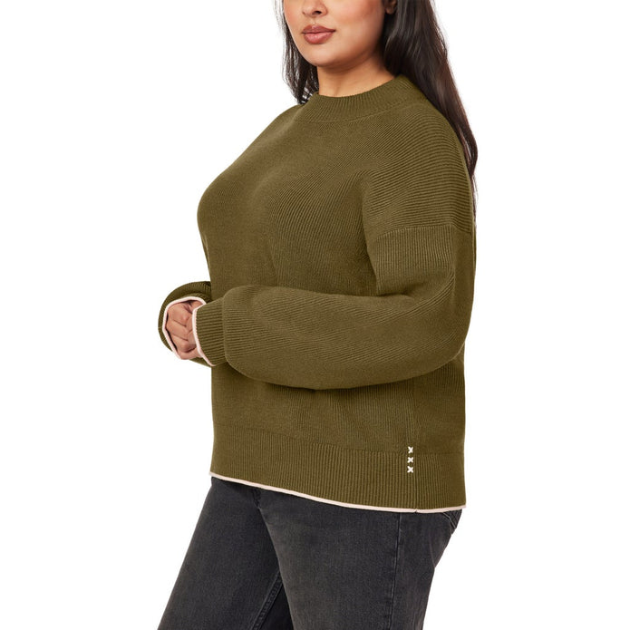 Scotch & Soda Women's Ribbed Mock Neck Pullover