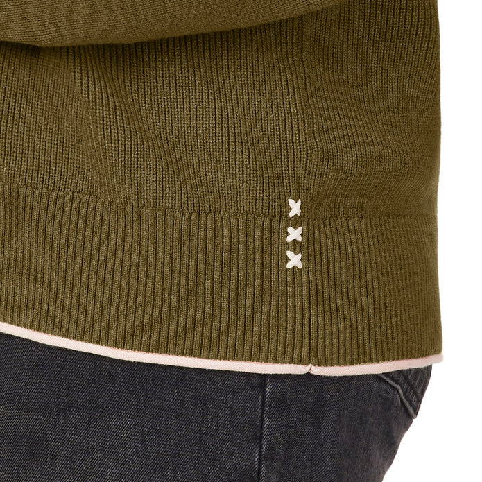 Scotch & Soda Women's Ribbed Mock Neck Pullover