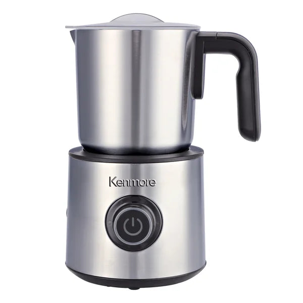 Kenmore 4-in-1 Automatic Milk Frother & Steamer 16 oz. Hot & Cold Foam