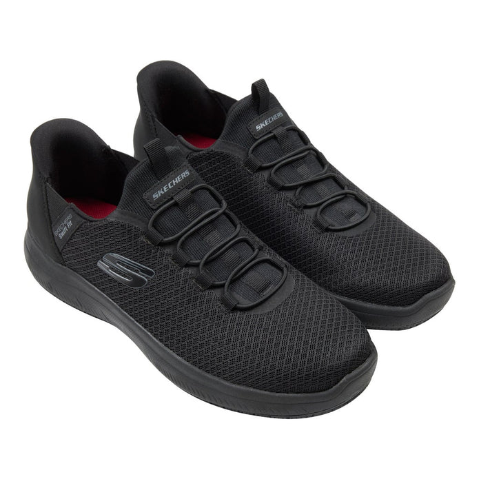 Skechers Men's Summit Slip Resistant Shoe with Swift Fit - Black