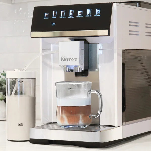 Kenmore Super Automatic Espresso Coffee Machine Dual Cream System