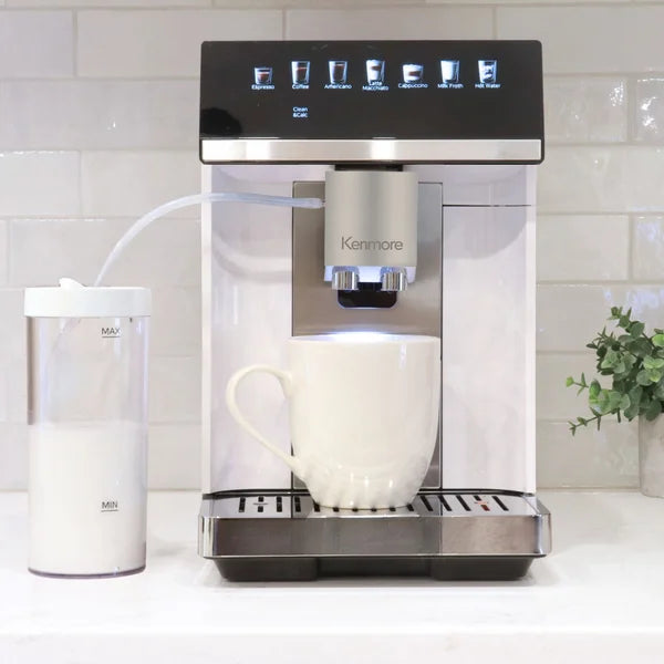 Kenmore Super Automatic Espresso Coffee Machine Dual Cream System