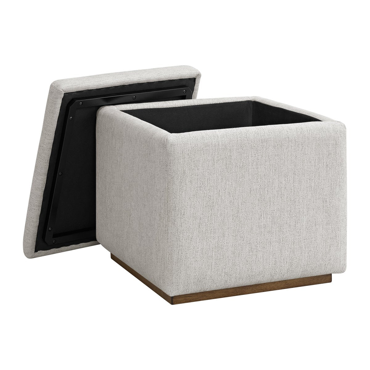 Mulberry Console Table with 2 Storage Ottomans